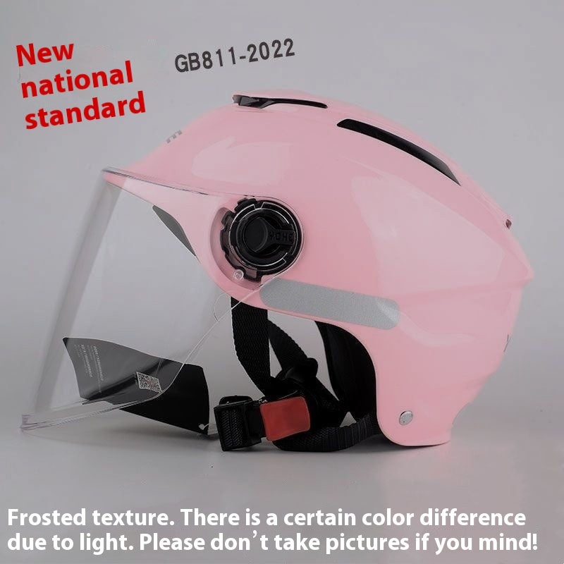 Protection solaire Quatre saisons Casque universel Moto Half Casque