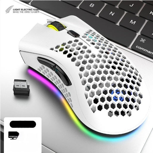 Souris sans fil à charge lumineuse