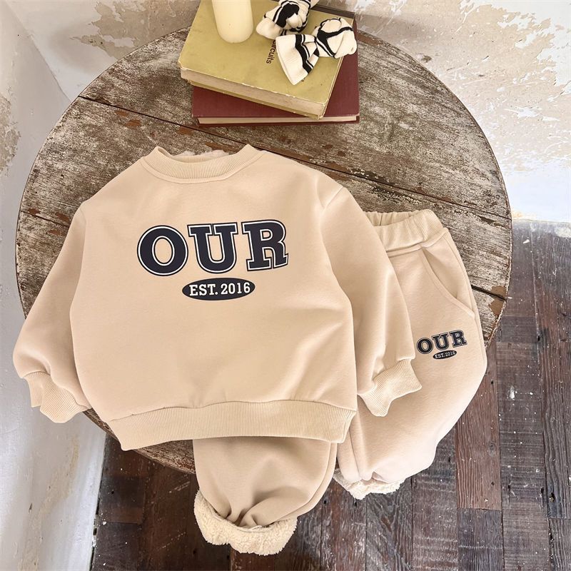 En automne et en hiver Pantalon de bébé à capuche de style étranger pour enfants