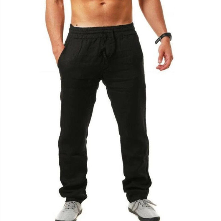 Pantalons de sport décontractés en coton respirant Hip-Hop pour hommes