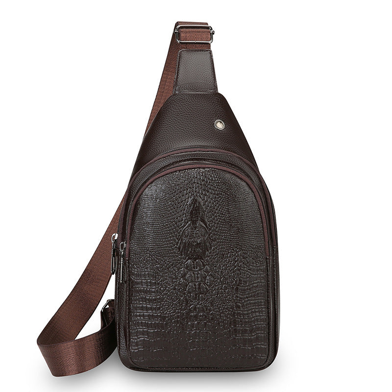 Hommes Fashionable sac de poitrine Business Commute Crossbody Style