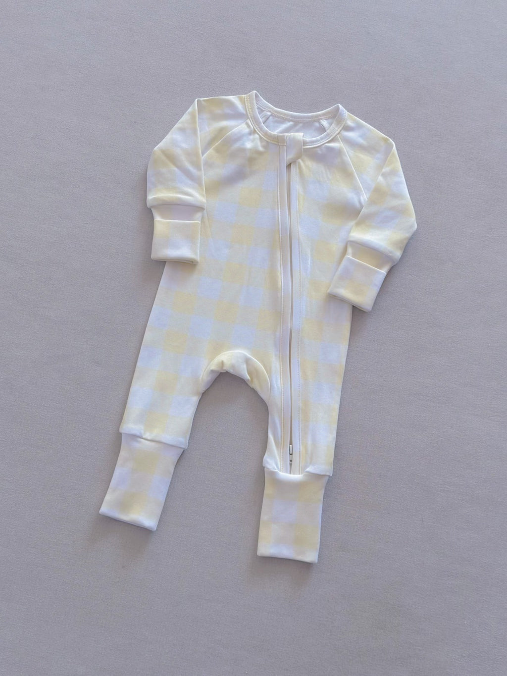 Nouveau style Baby Plaid Onesie Romper