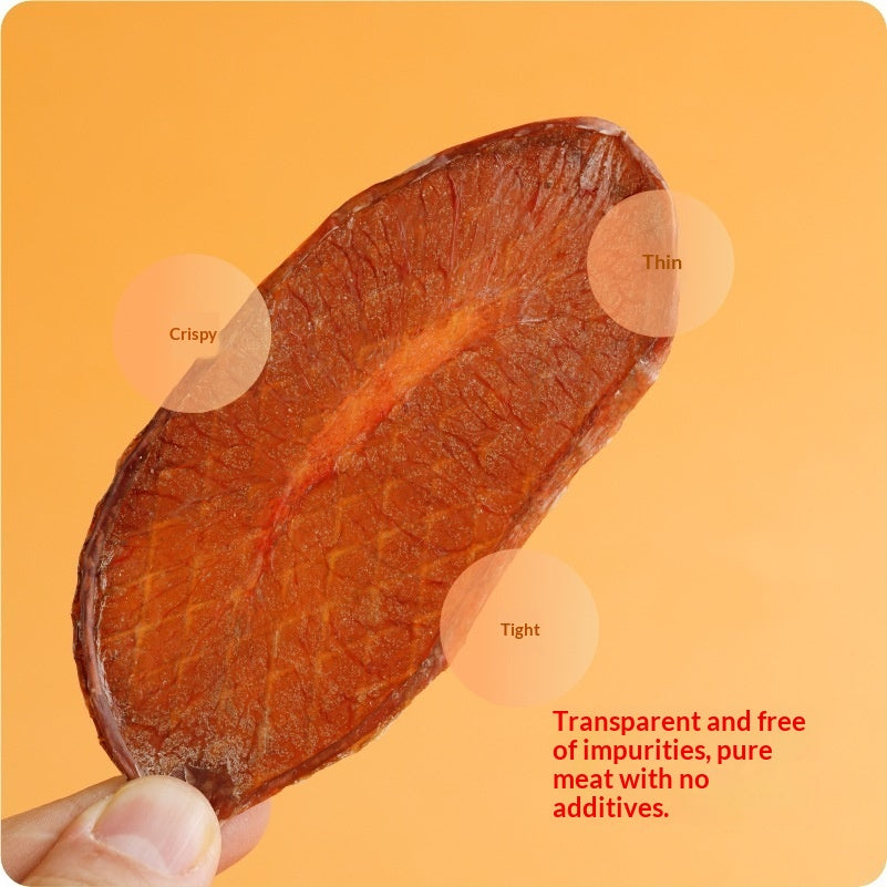 Snacks d'animaux de compagnie Tranches minces Pas d'additifs pour l'entraînement des récompenses et des dents