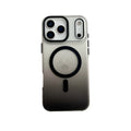 Aurora magnétique gradué laser Applicable 17ProMax Étui de protection pour téléphone portable gelé