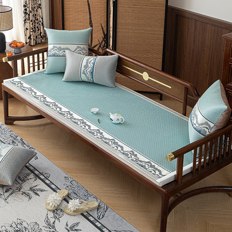 Chinese Style Classic Ice Silk Sofa Cushion