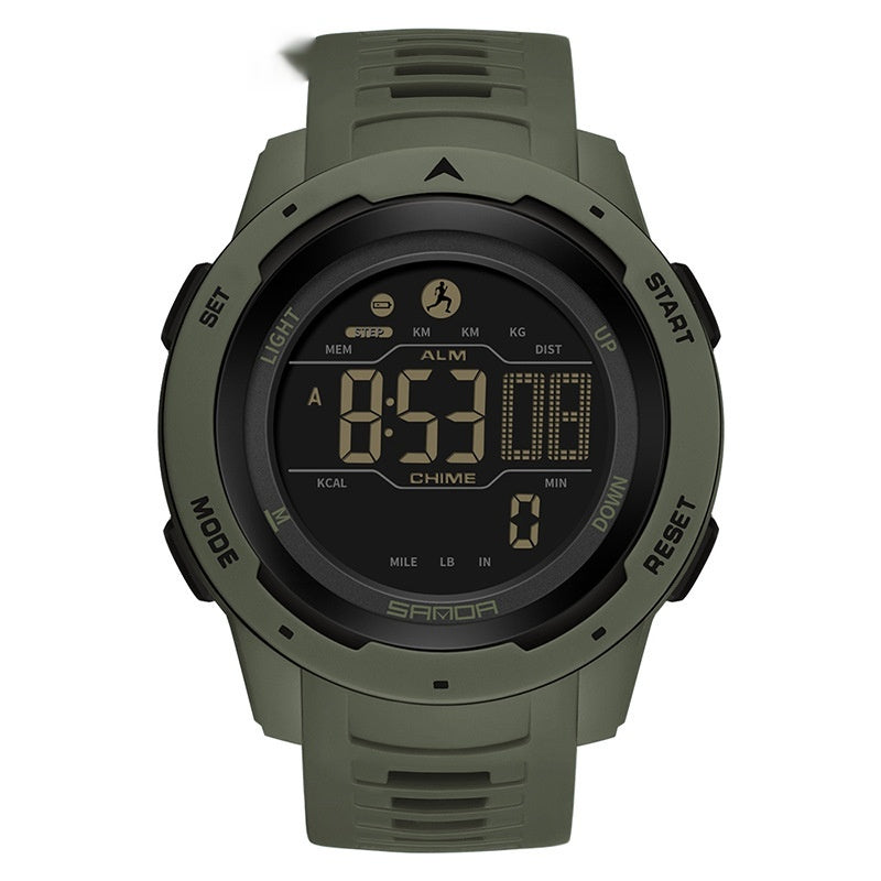 Sanda Calories Imperméable Multifonctionnel Shockproof Smart Homme et Femmes Montre