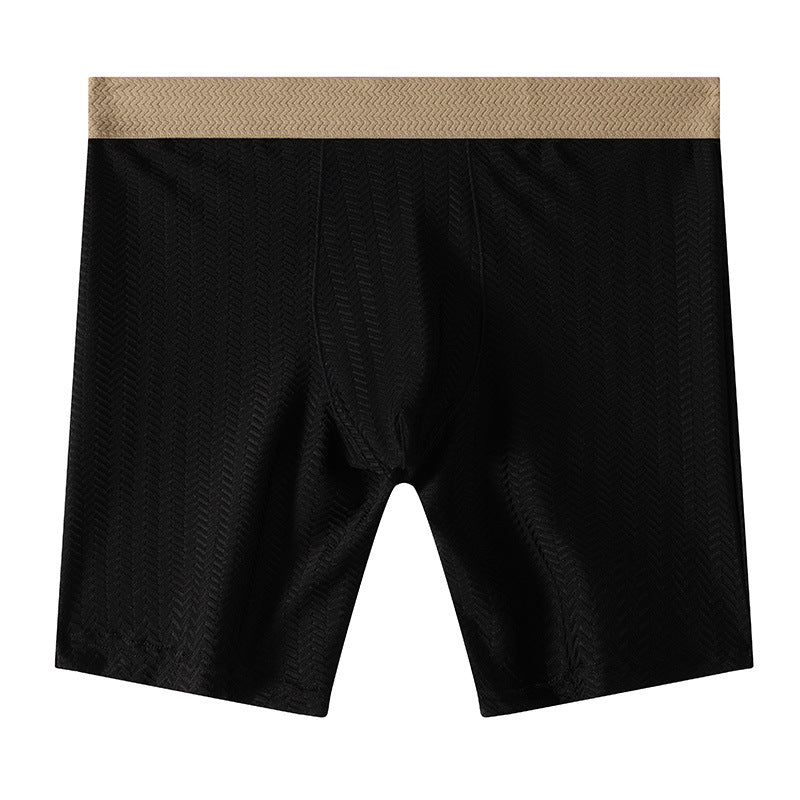 Sous-vêtements pour hommes Haute respirabilité élastique Nylon d'été léger Jacquard