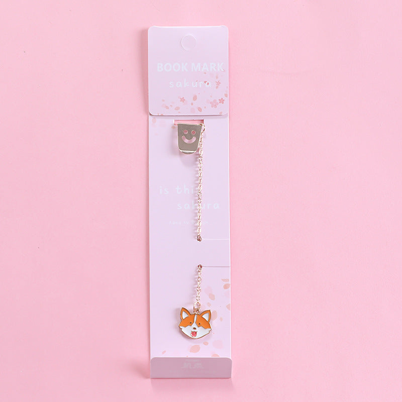 Signet pendentif en métal de dessin animé créatif