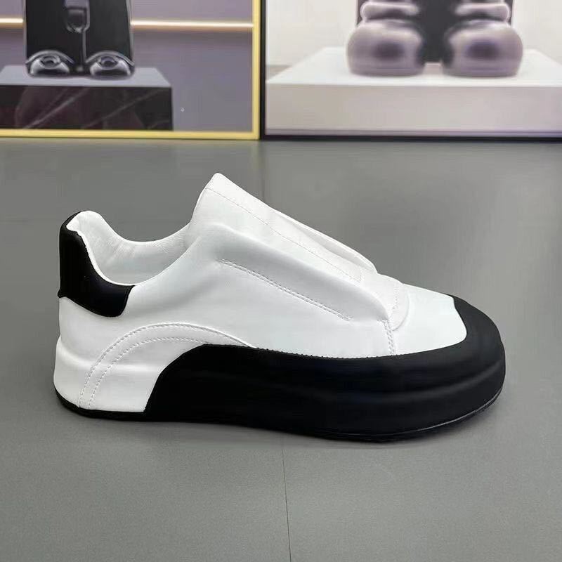 Chaussures en cuir véritable Slip-on Breathable Running Casual