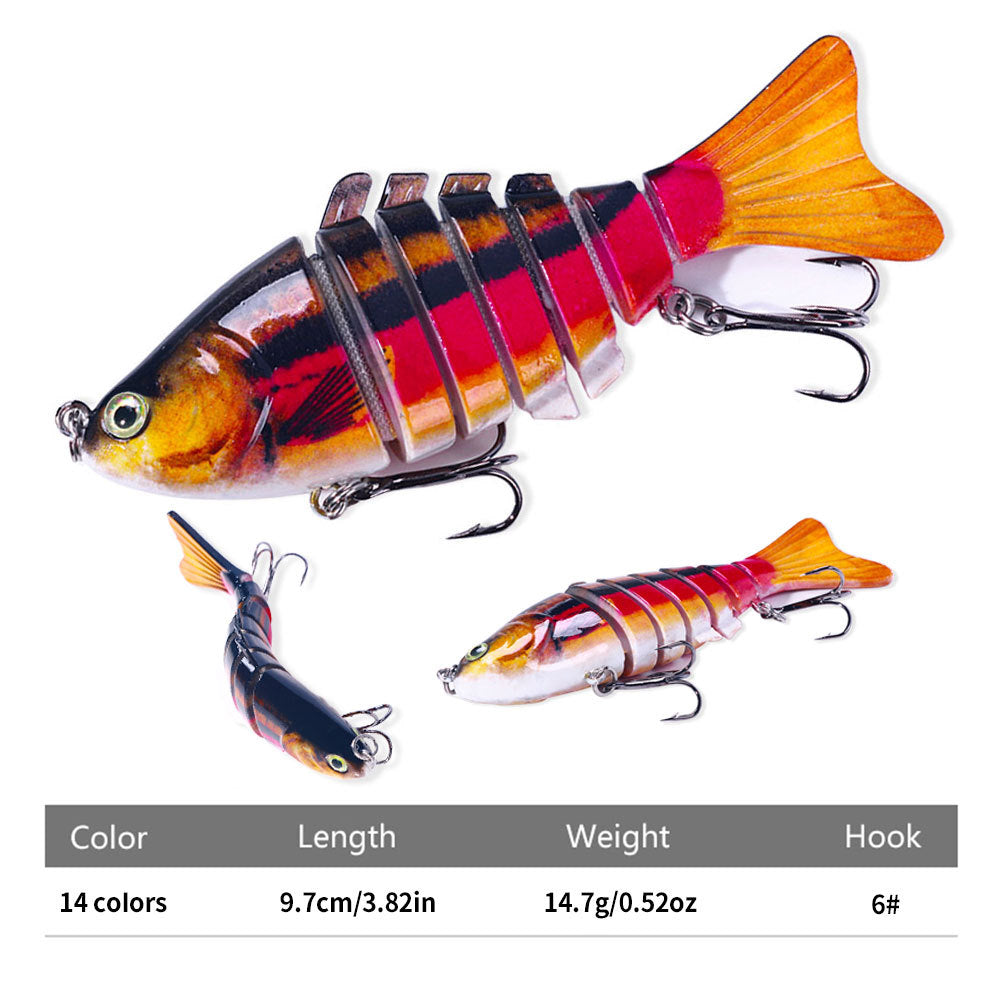 Lure 10CM Lure de poisson Lure d'ail dur