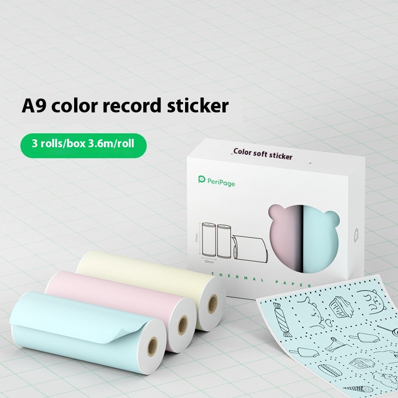 Imprimante thermique sans fil Mini Bliuetooth Sticker papier Imprimante