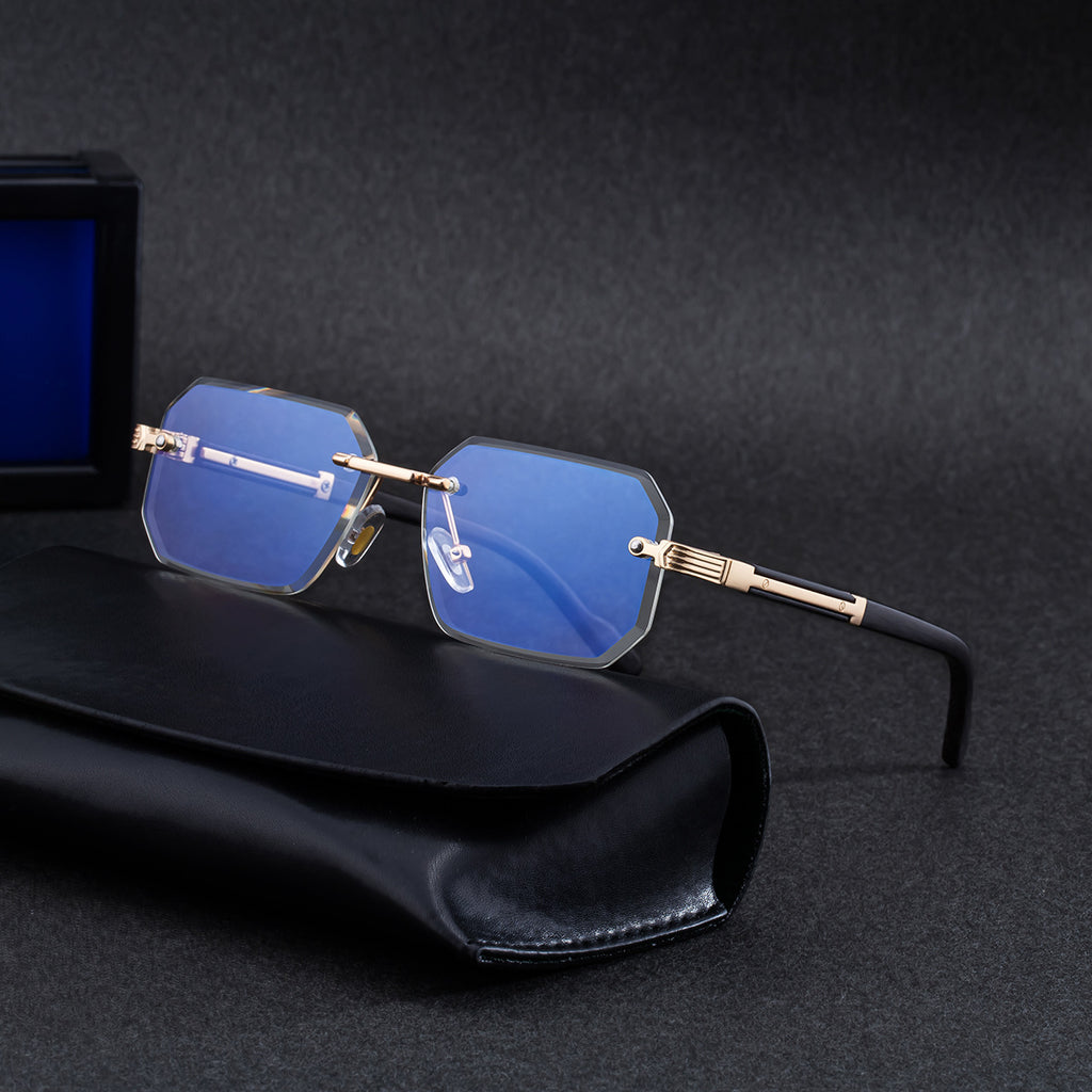 Lunettes de soleil sans cadre pour hommes