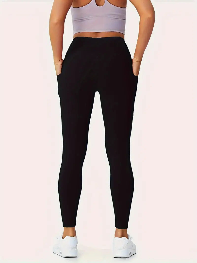 Pantalon de yoga de poche double-sid Amazon Aliexpress Sports européens et américains à haute portée