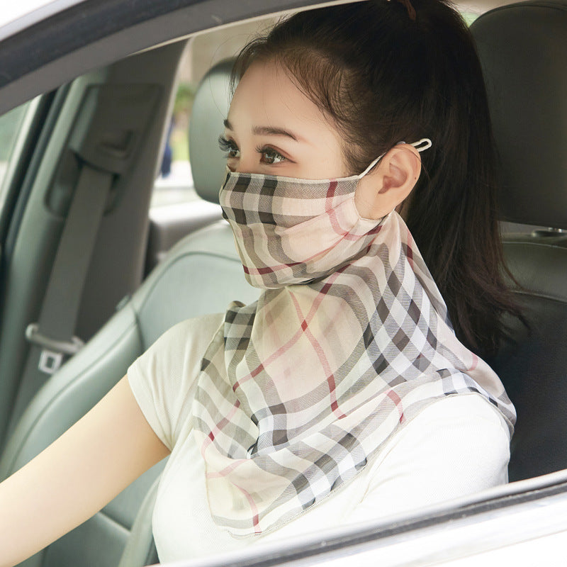 Masque en soie Voile respirante pour femmes