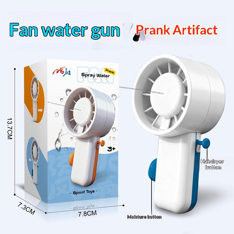 Jeu de pistolet à eau d'été Presse-et-squeeze Fan pistolet à eau