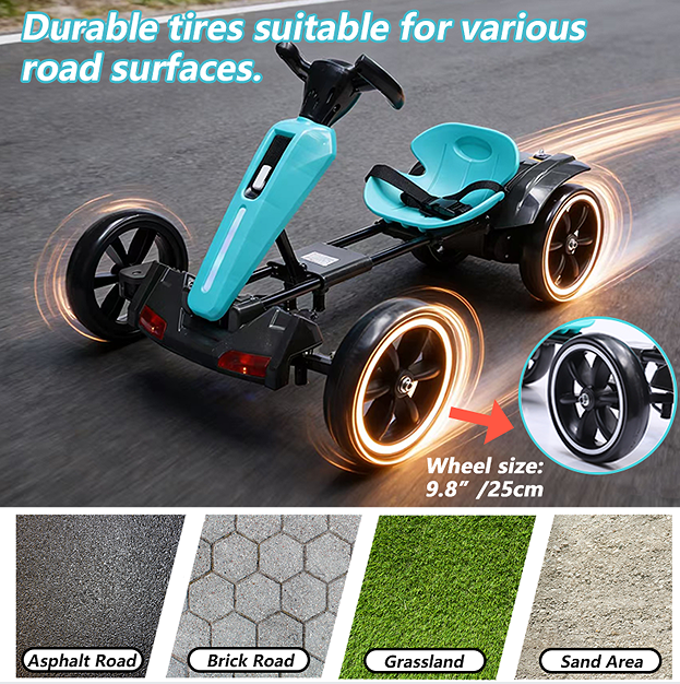 12V Pédale électrique pour enfants Go Kart