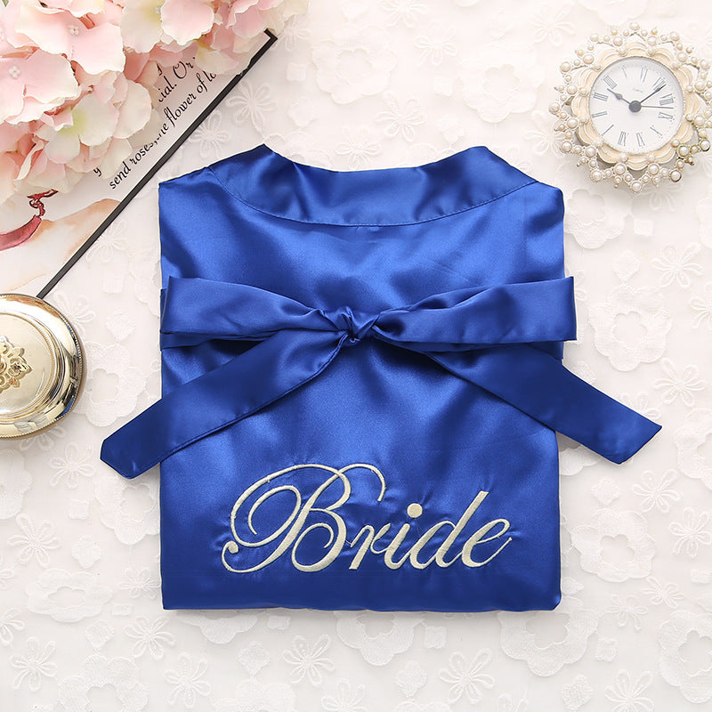 Pyjama de mariée Simulation Soie Chemise