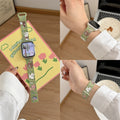 Bracelet de montre magnétique en silicone illustré