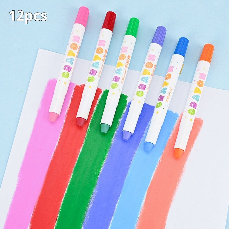 Pastels lavables à l'huile de soie