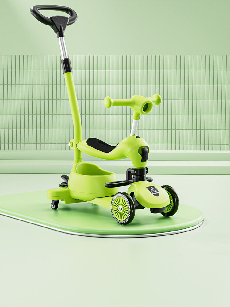 Scooter bébé peut s'asseoir pousser ou glisser