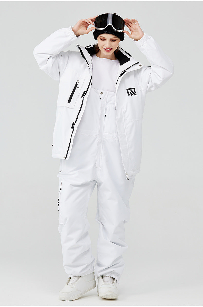 Costume de ski pour hommes et femmes en plein air Veneer Double Board