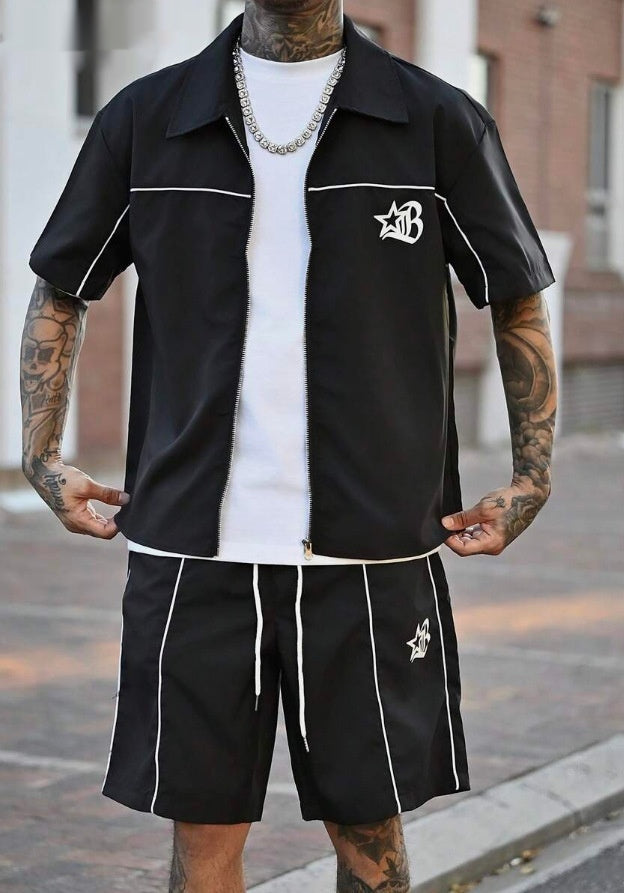 Ensemble de chemises Zip-Up Angel-Print