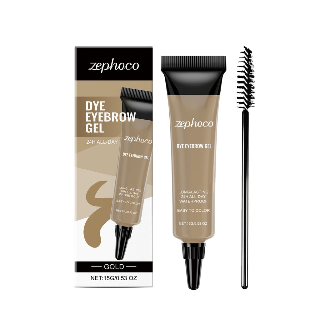 Crème de teinture des sourcils résistant à l'eau