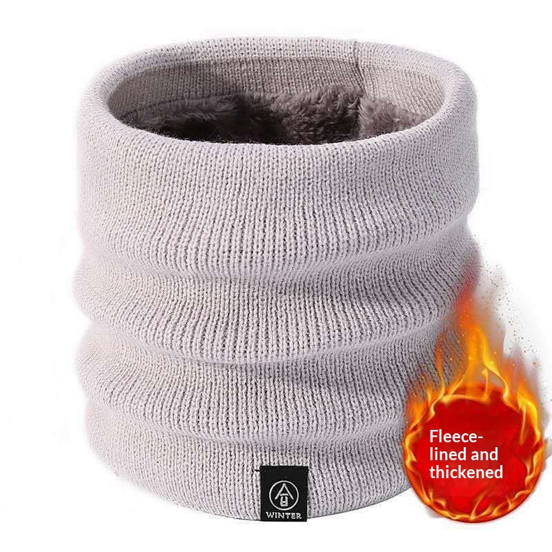 Écharpe de cou de laine polyvalente épaissée pour tour cervical