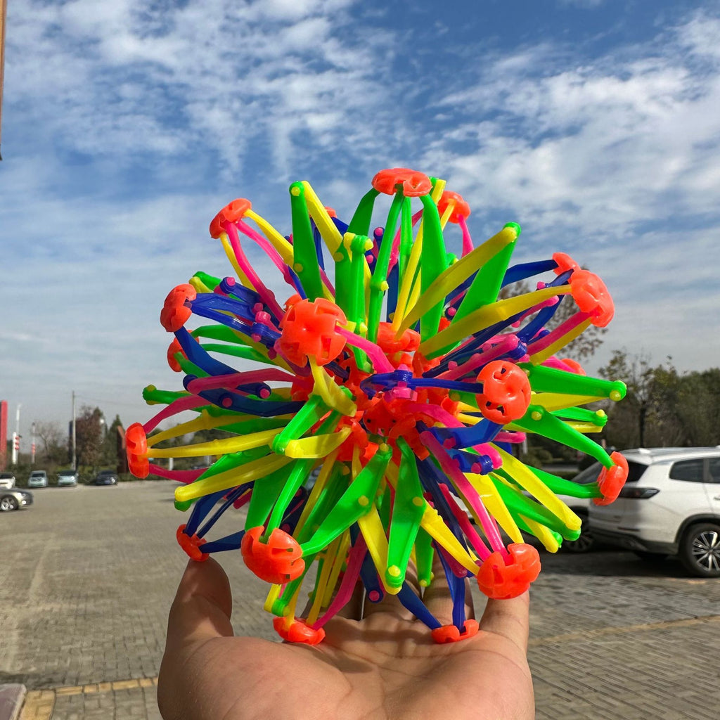 Balle télescopique magique Glowing - Élargissement Jouet de Blooming pour les enfants Outdoor Play Night Market