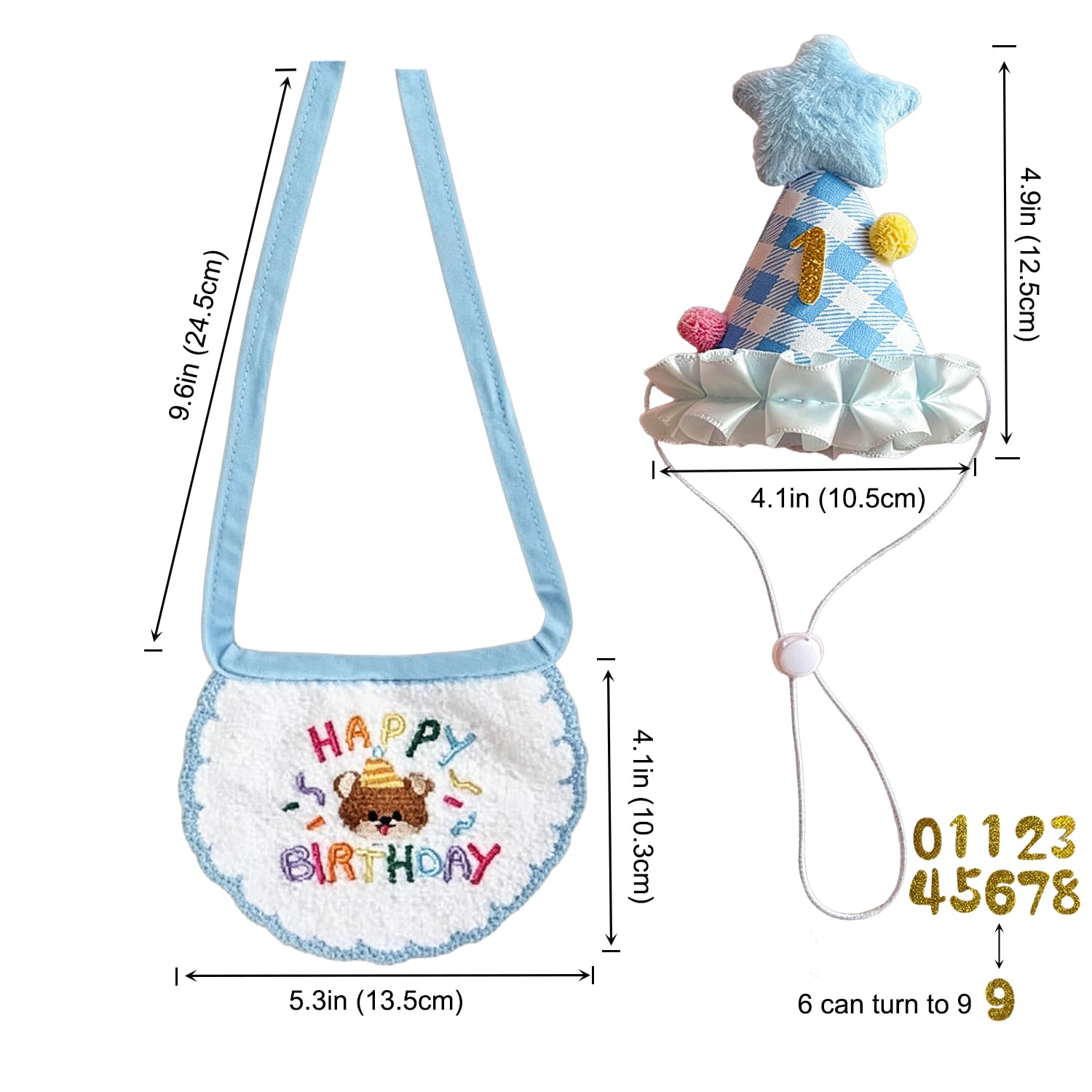 Fournitures pour fête d'anniversaire de chat