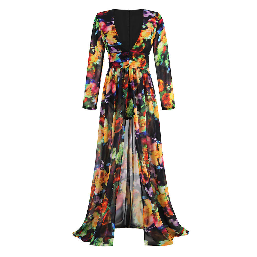 V-col Split Confort et Robe Casual