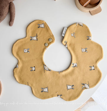 Super doux en coton peigné bébé tache de lait prévenir les pétales bib
