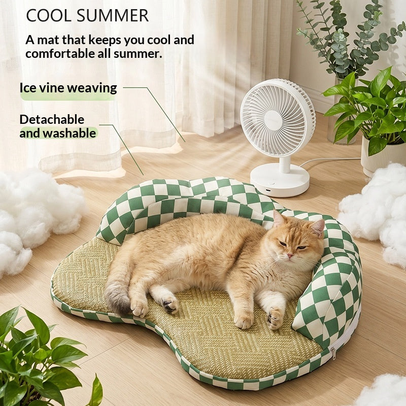 Lit de refroidissement pour chat et chien Lit de refroidissement pour chat et chien de taille moyenne Kennel Lit de chat pour chat
