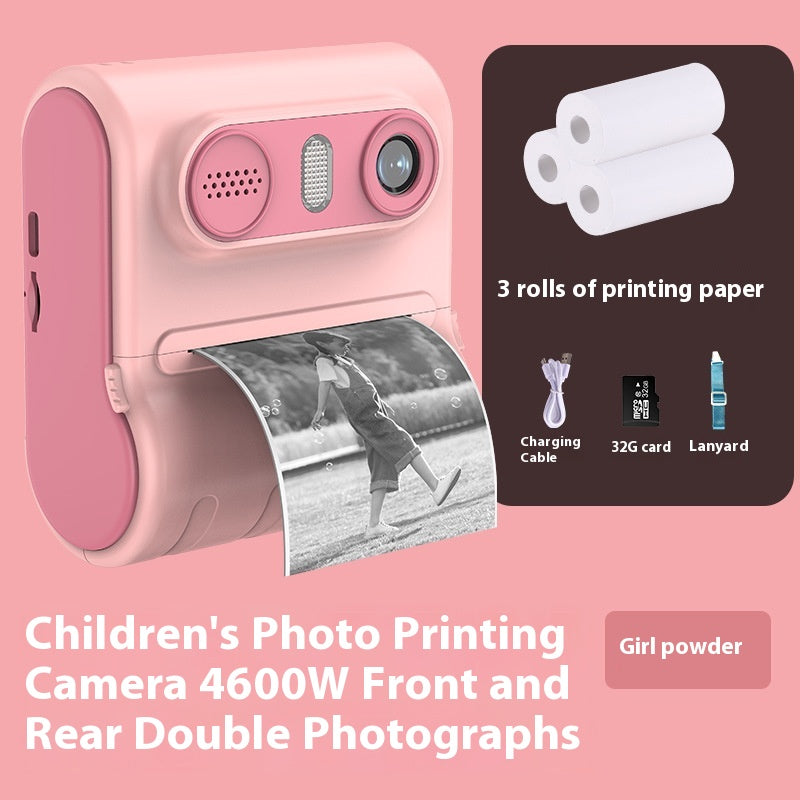4600W HD Instant Thermal Kids Print Camera