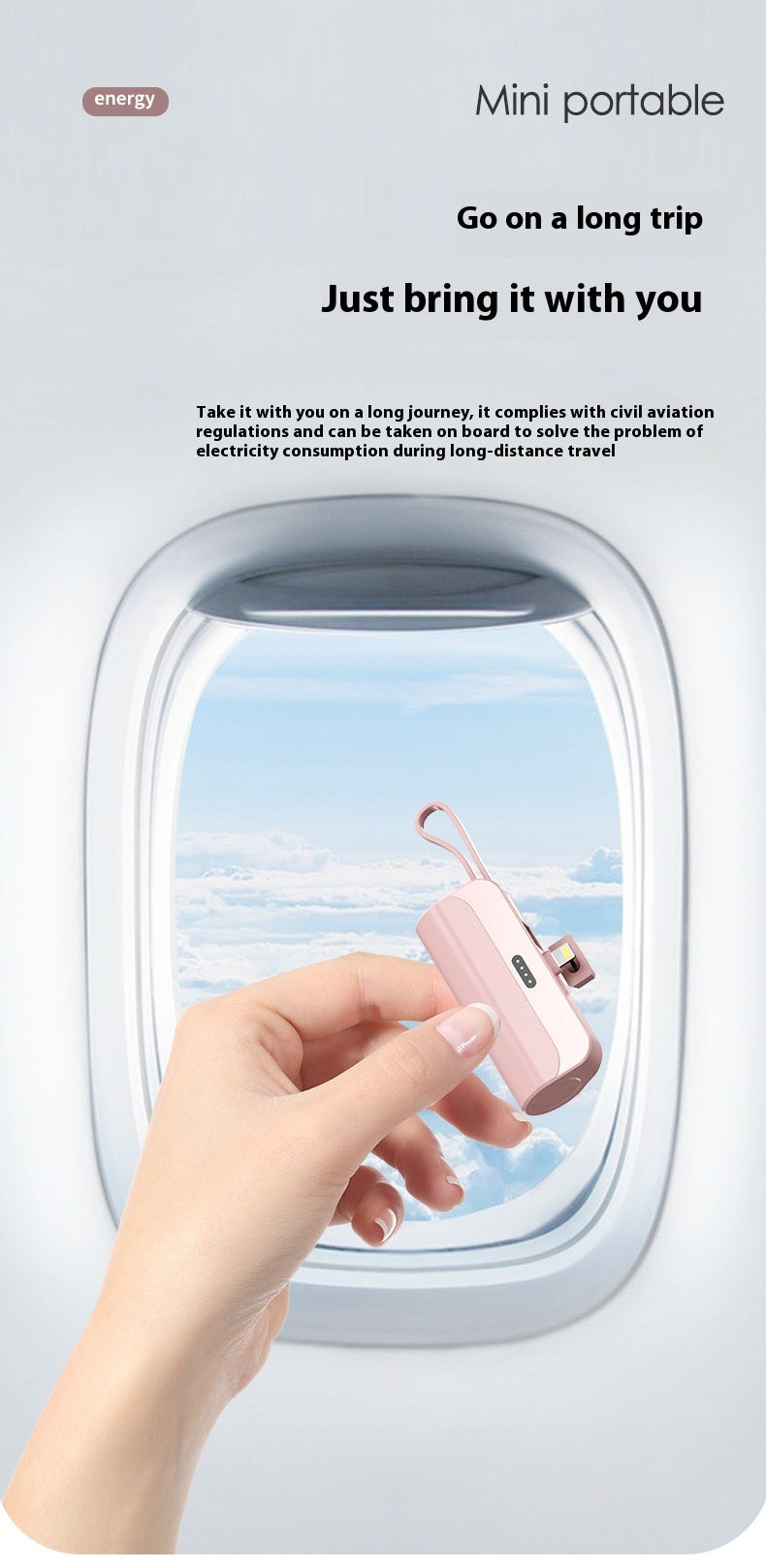 Pocket Capsule Bank Compact Portable Power Source
