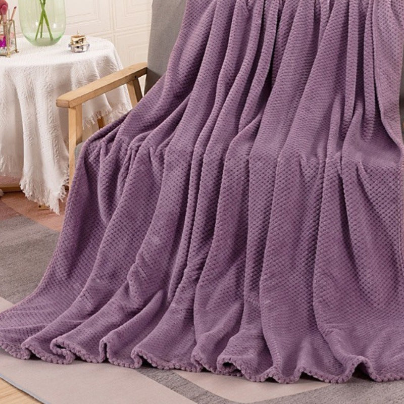 Couverture en peluche douce et chaude pour canapé ou lit confortable et confortable