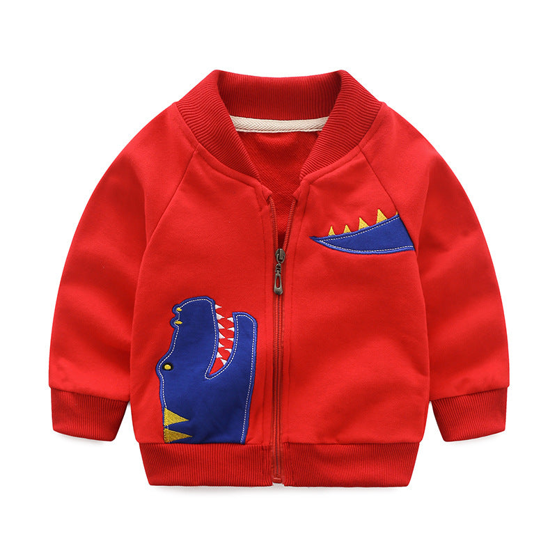 Vêtements pour enfants Pure coton Sports Loisirs Zipper Shirt Baby Top