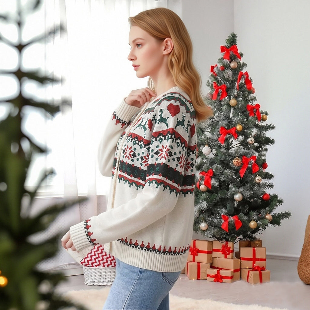 Manteau de sweater de cardigan souple pour femmes