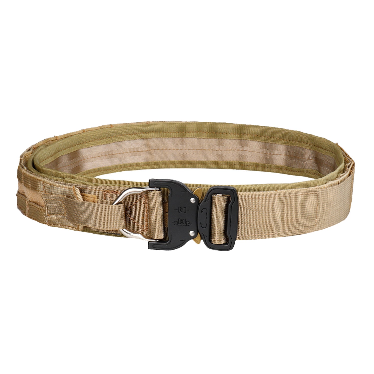 Double couche Thickened Tactical Field Multi-fonctionnel Nylon Waistband