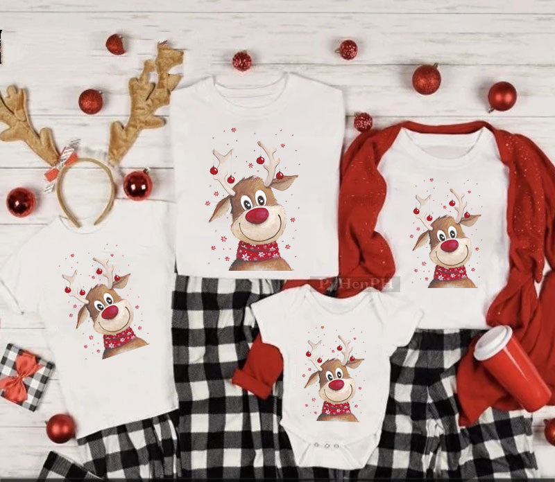 T-shirt de Noël Outfit parent-enfant