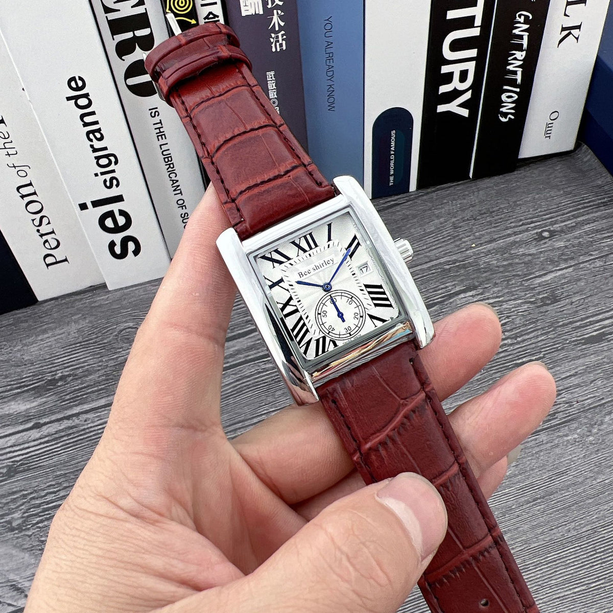Montres à quartz carré hommes