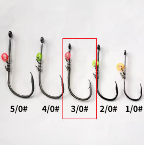 Spring Rubber Band Sea Fishing Lure pour crevettes vivantes