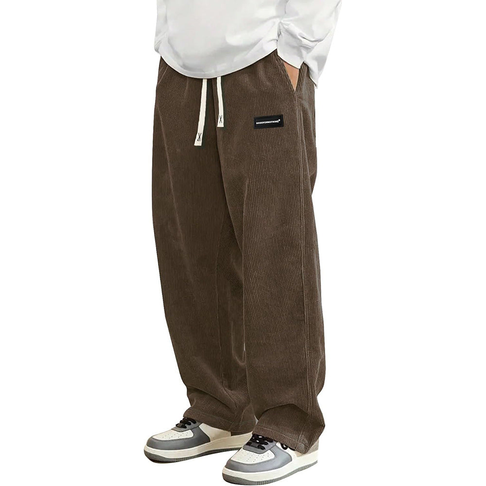 Commerce extérieur Pantalons occasionnels Pantalons masculins à jogging solitaire Pantalons sport Sweatpants tendance Versatile Lon