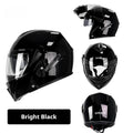 Casque de moto de sécurité de la personnalité d'hiver pour hommes et femmes