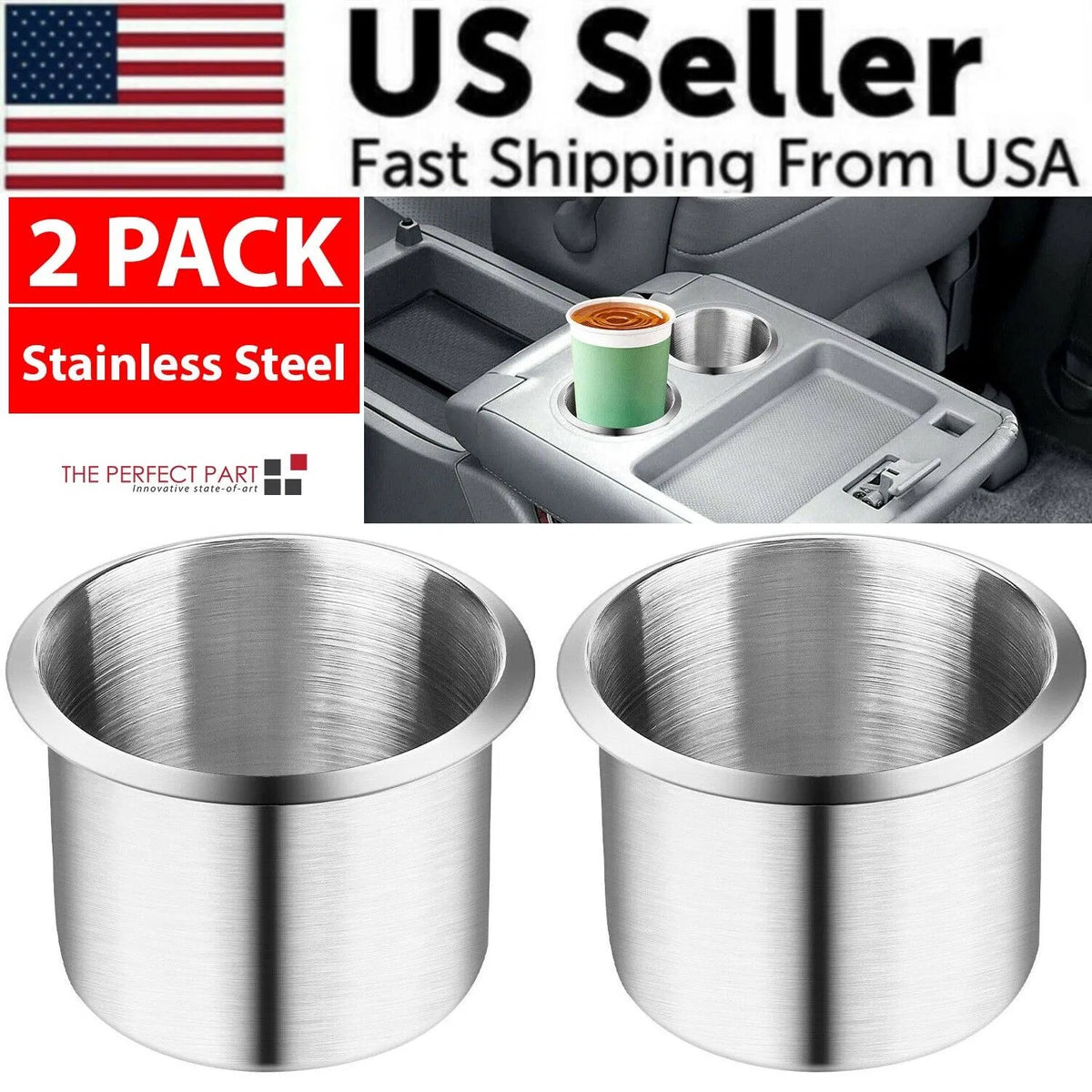 Supports universels de coupe en acier inoxydable pour camion de voiture camion Marine Camper RV