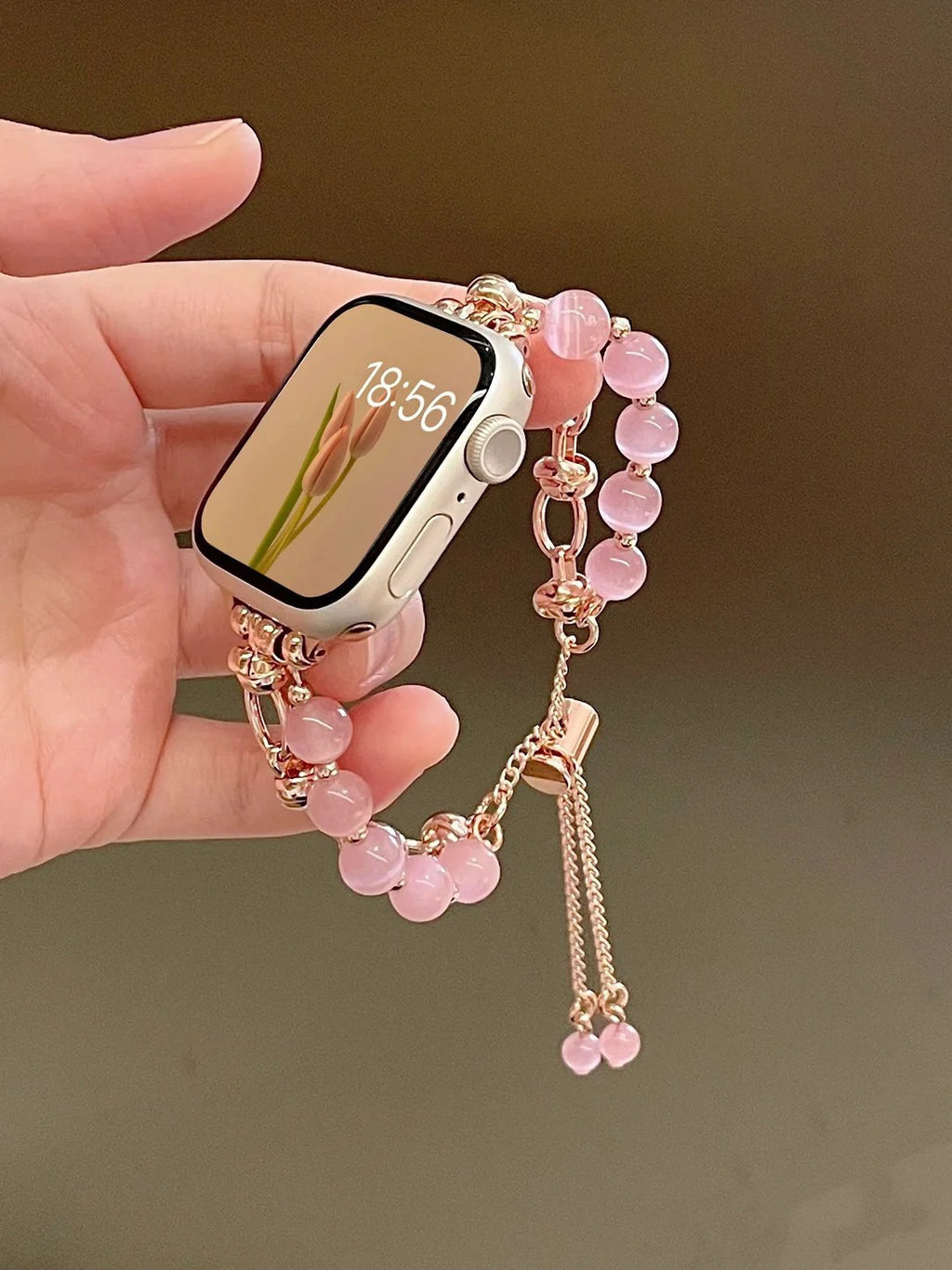 Bracelet de montre en cristal pierre des yeux