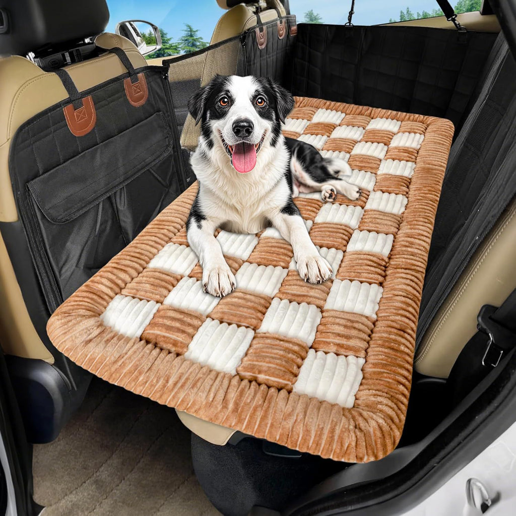 Tapis de voiture en peluche de coussin épais