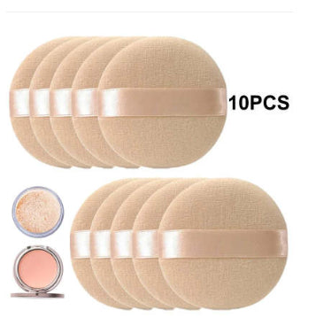 Makeup Artist's Setting Poudre Puff Coton Forme circulaire