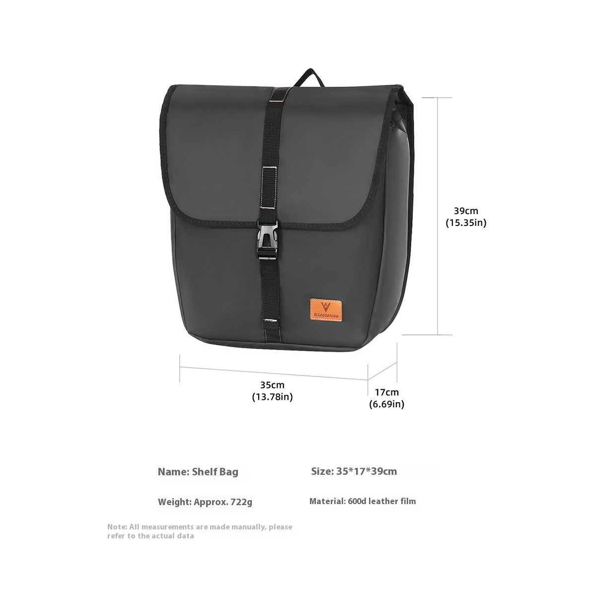Équipement de sac de rangement à grande capacité de bike Doite