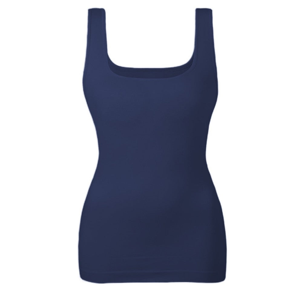 Tummy Control Femme Formewear Tank Tops Seamless Square Neck Compression Tops Slimming B